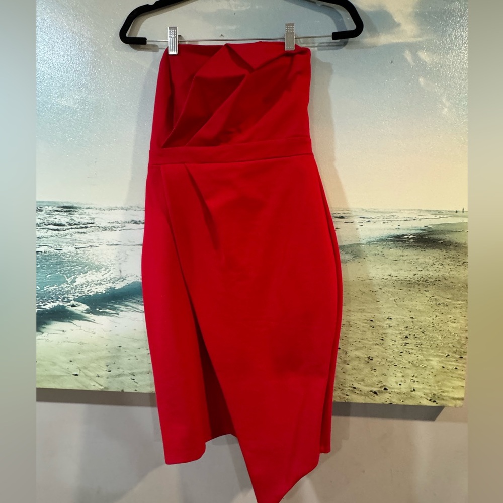 Sexy red dress